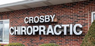 bldg sign 2 Crosby Chiropractic building signage